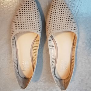 Franco Sarto suede (leather upper) tan flats